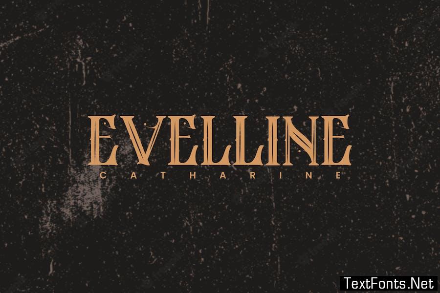 Evelline Catharine - Vintage Font