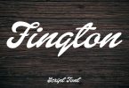 Fington Script Font