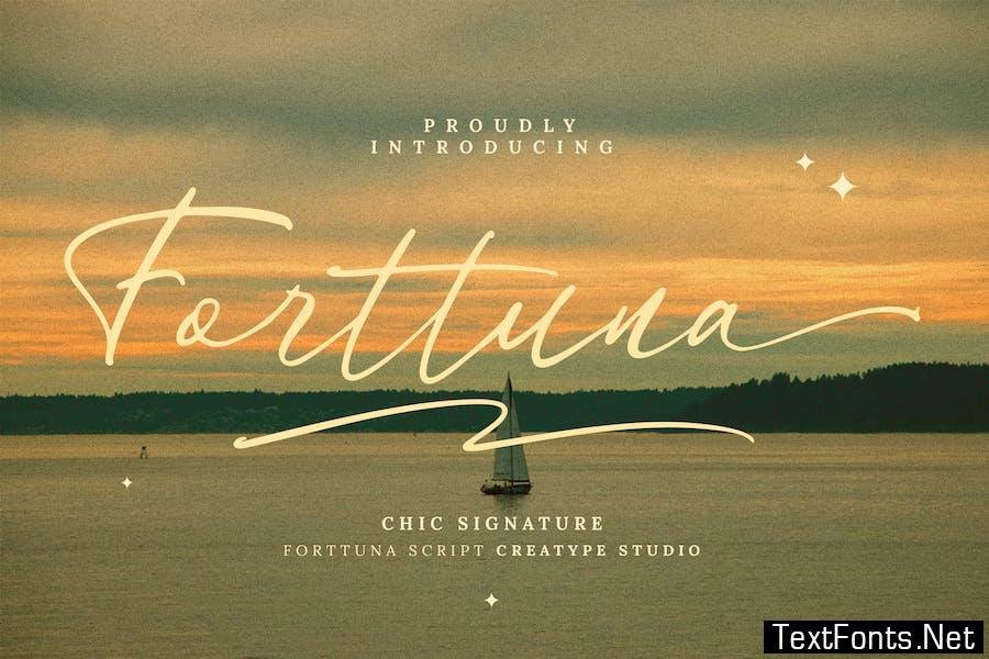 Forttuna Chic Signature Font