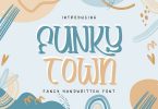 Funky Town | Fancy Handwritten Font