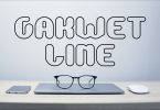 GAKWET Line Font