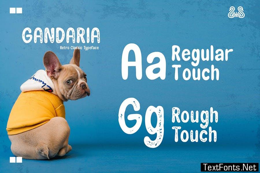 Gandaria - Retro Classic Typeface Font