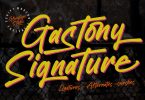 Gastony Signature Script Font