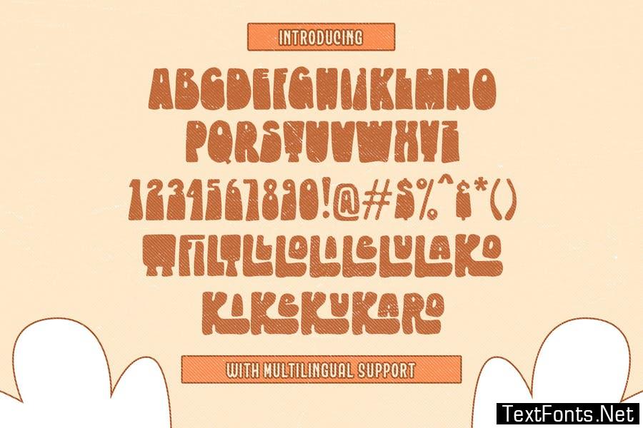 Glimpes of Groovy Font