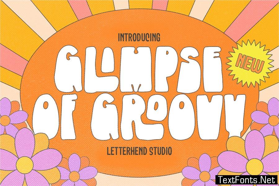 Glimpes of Groovy Font