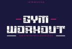Gym Workout Font