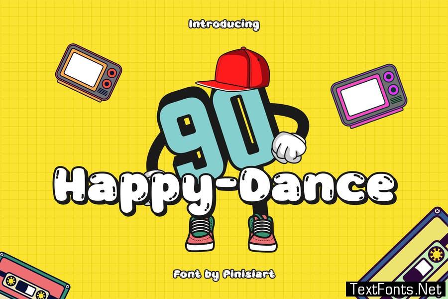 Happy Dance - Pop Art Display Font