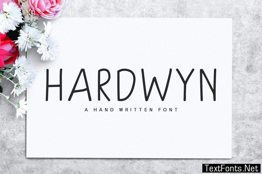 Hardwyn Handwritten Font