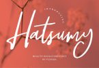 Hatsumy | Beauty Signature Font