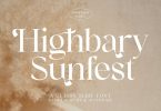 Highbary Sunfest Classy Serif Font