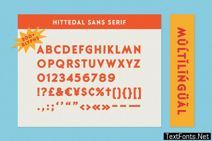 Hittedal - Display Font