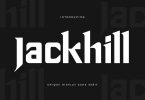 Jackhill - Unique Display Sans Serif Font