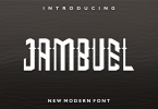 Jambuel font