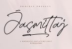 Jasmittaj Monoline Signature Font