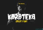 Karateka - Sport Font