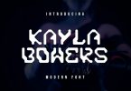 Kayla Bowers Modern Font