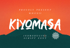 Kiyomasa Script Font