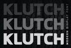 Klutch - Modern Display Font