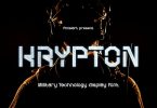 KRYPTON - Military Technology Display Font
