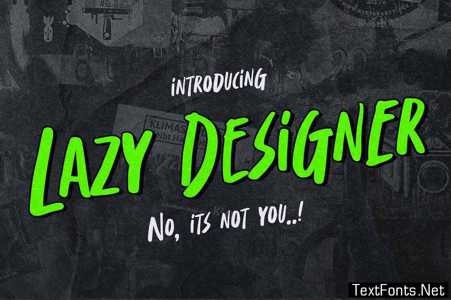 Lazy Designer - Natural Handwritten Font