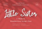 Little Sister - Modern Script fonts