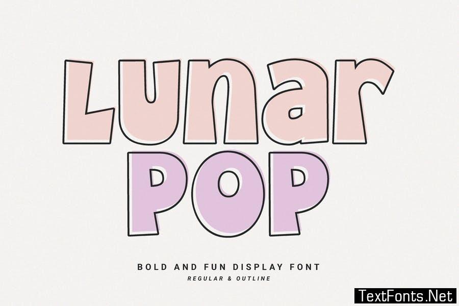 Lunar Pop - Bold & Fun Display Font