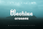 Machina-Ornamen Font