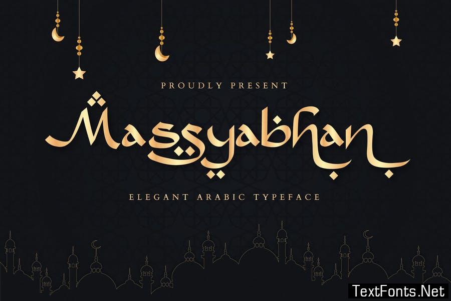 Massyabhan Elegant Arabic Business Font