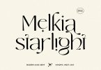 Melkia starlight Font