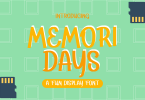 Memori Days Font