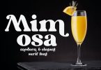 Mimosa - Modern Retro Typeface Font