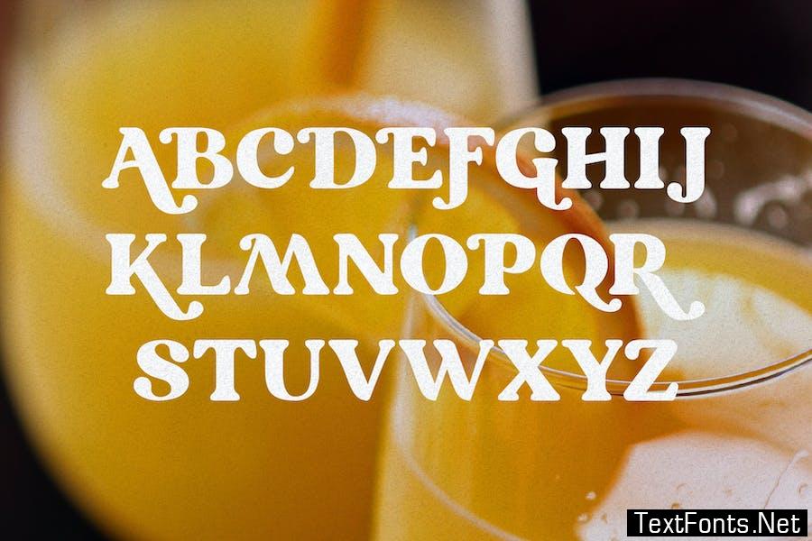 Mimosa - Modern Retro Typeface Font