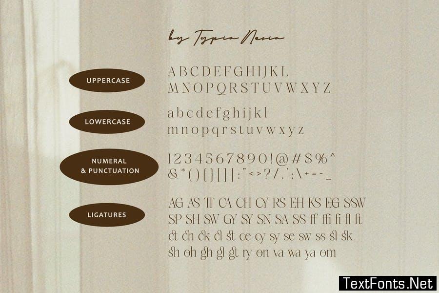 Misswansa - Modern Ligature Serif Font