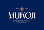Mukoji Classy Modern Fonts