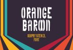 Orange Baroon - Stencil Font