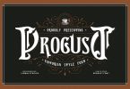 Progust - Vintage Font