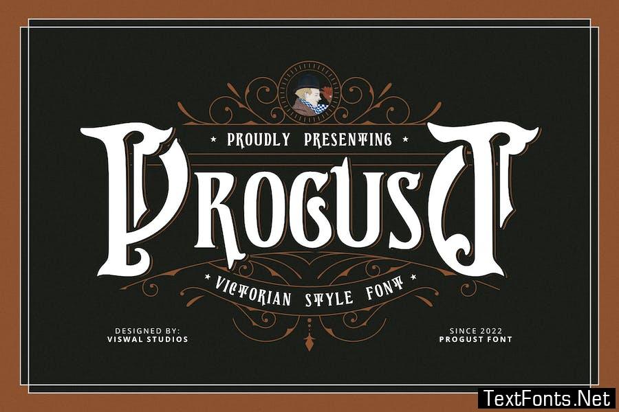 Progust - Vintage Font