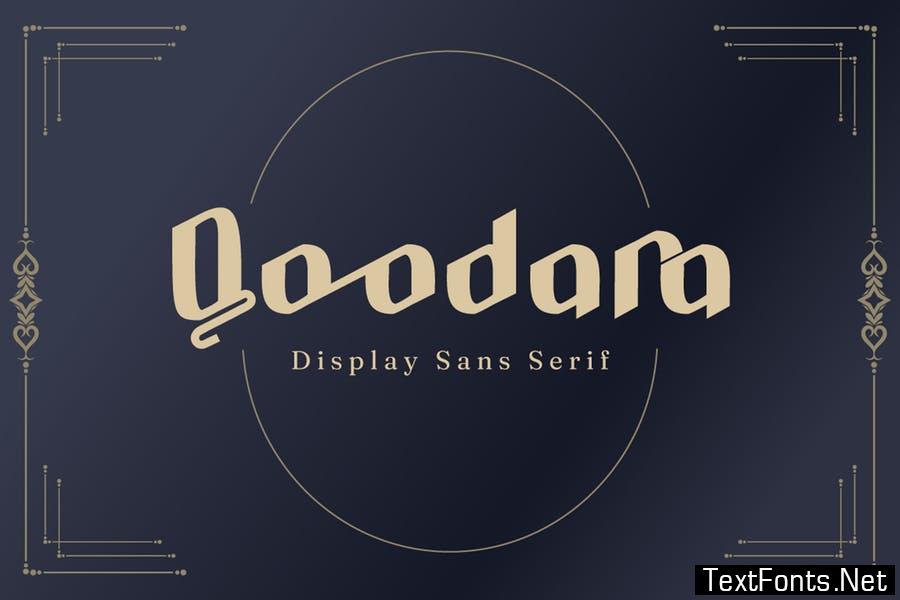 Qoodara - Display Sans Serif Font