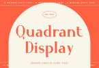 Quadrant Display Font