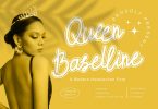 Queen Baselline - Modern Script fonts