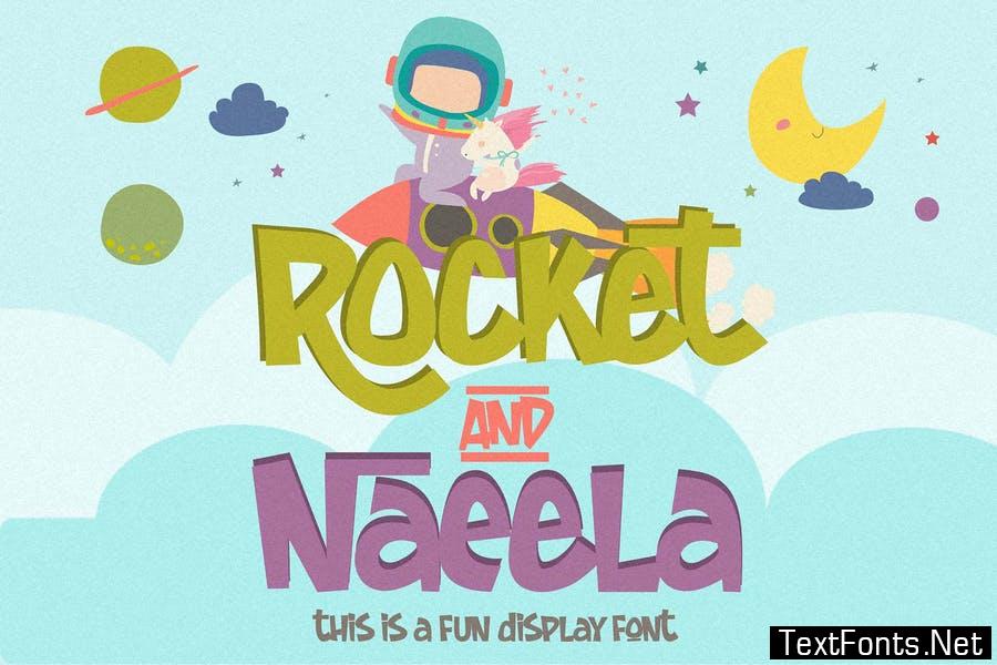 Rocket & Naeela - Playful Display Font