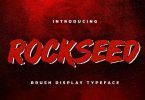 ROCKSEED - Brush Display Typeface Font