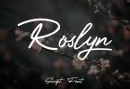 Roslyn Script Font