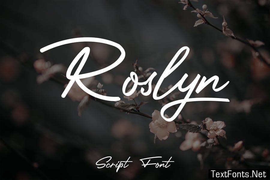 Roslyn Script Font