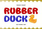 Rubber Duck – Kids Friendly Font