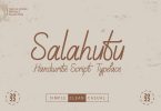 Salahutu - Handwrite Script Font