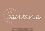 Santana Script Font
