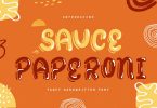 Sauce Paperoni | Fancy Handwritten Font