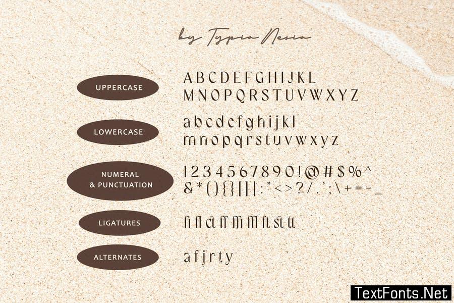 Shavonca - Beauty Classy Elegant Sans Serif Font