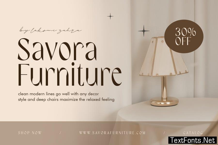 Shavonca - Beauty Classy Elegant Sans Serif Font